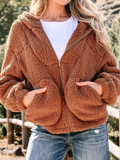 Ivy Women's Zip-Up Jacket Relaxed Fit - VibreMode