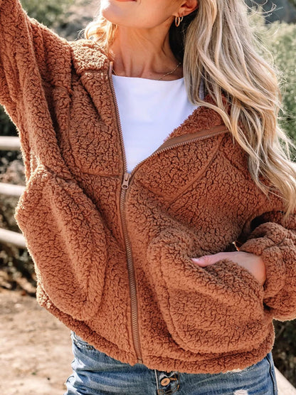 Image of Ivy | Women's Relaxed Fit Zip-Up Jacket