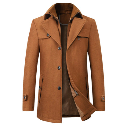 Luxury Double Breasted Winter Coat - VibreMode