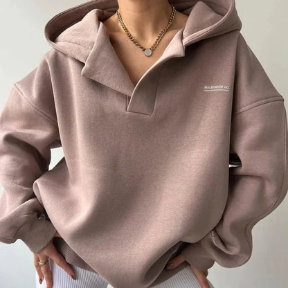 Women's Relaxed Fit Hoodie Winter Layer - VibreMode
