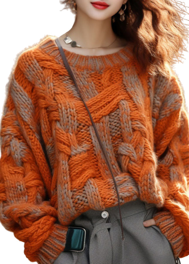 Women's Oversized Knit Blouse Jade - VibreMode