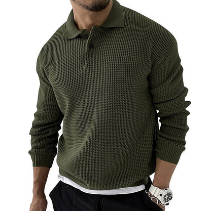 Image of Jake | Men's Polo Button-Down Sweater