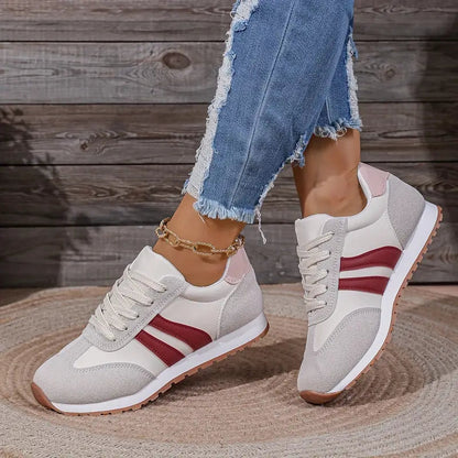 Image of Jamie | Women's Lace-Up Retro Sneakers
