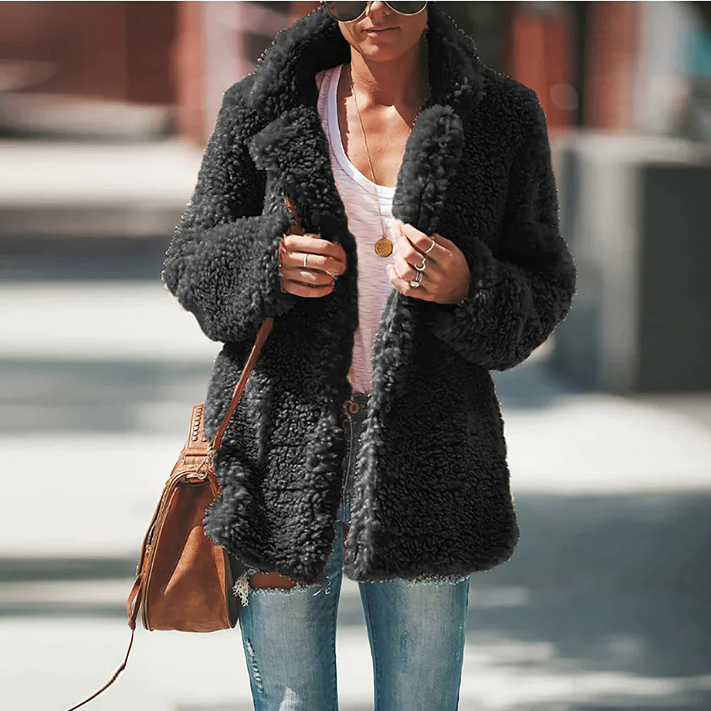 Image of Jamie | Women's Relaxed Fit Teddy Jacket