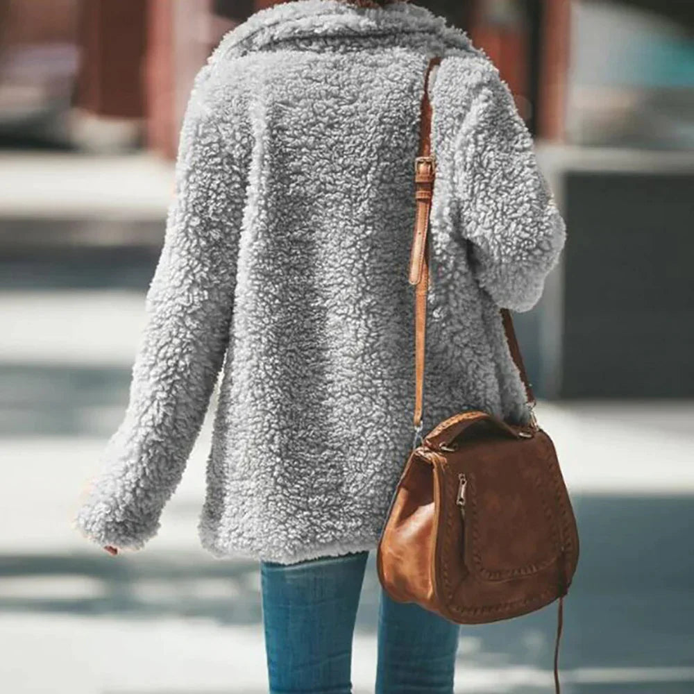 Image of Jamie | Women's Relaxed Fit Teddy Jacket