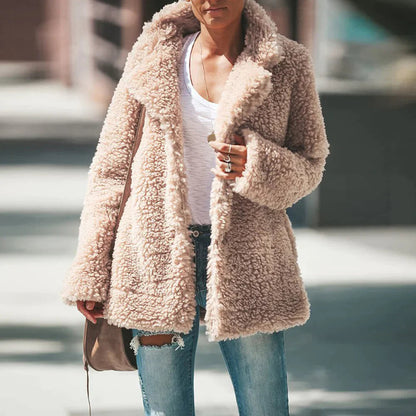 Image of Jamie | Women's Relaxed Fit Teddy Jacket