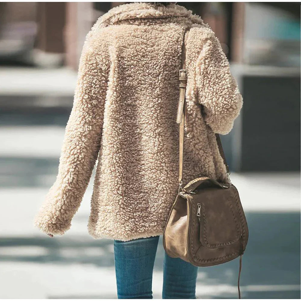 Image of Jamie | Women's Relaxed Fit Teddy Jacket