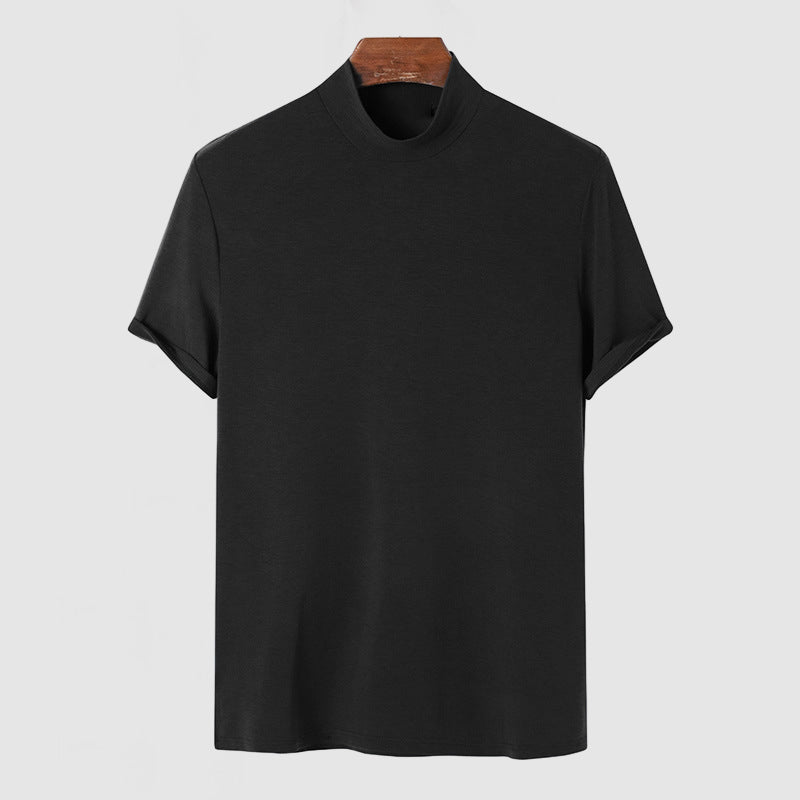 Image of Jamison | Men's Fitted Mock Neck T-Shirt