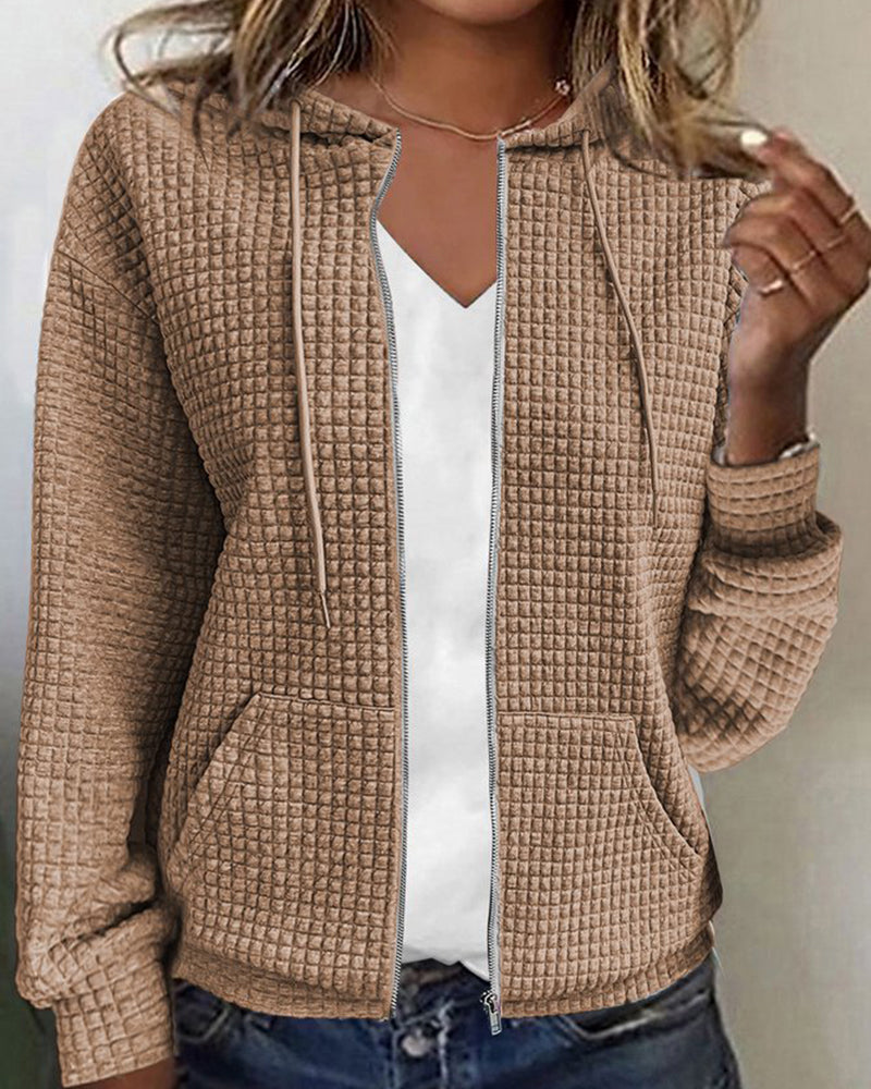 Image of Jane | Women's Zip-Up Casual Hoodie