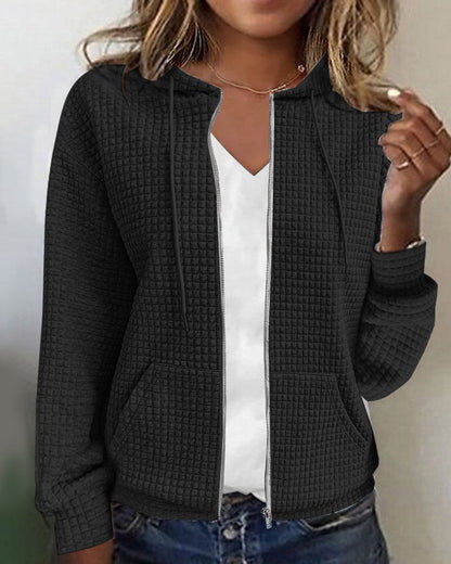 Image of Jane | Women's Zip-Up Casual Hoodie