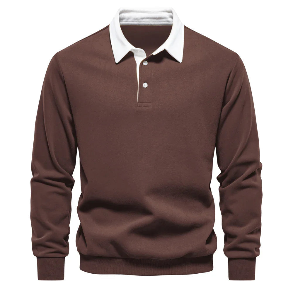 Image of Jasper | Men's Long Sleeve Rugby Shirt
