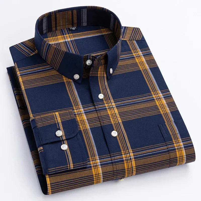 Classic Checked Men's Flannel Shirt
