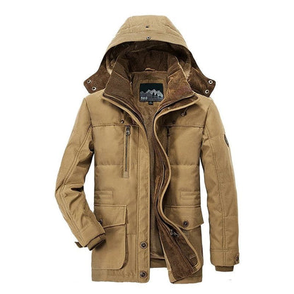 Men's Winter Coat Zip Up Hoodie
