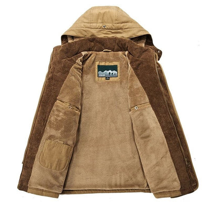 Men's Winter Coat Zip Up Hoodie