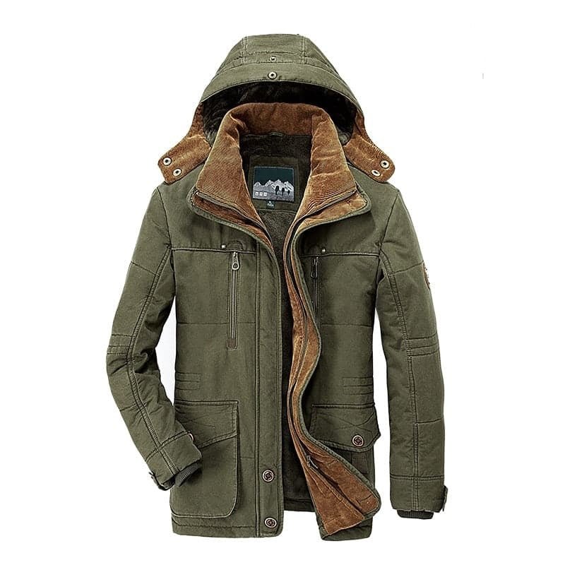 Men's Winter Coat Zip Up Hoodie