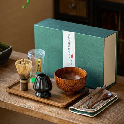 Traditional Matcha Gift Set Ceramic Bowl Whisk