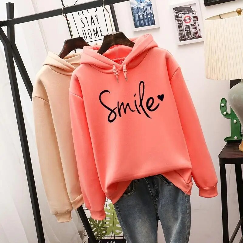 Women's Long Sleeve Hoodie Soft Warm