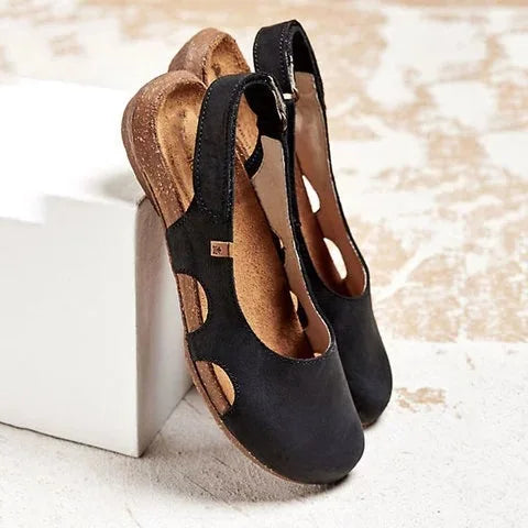 Women's Closed Toe Slingback Flats