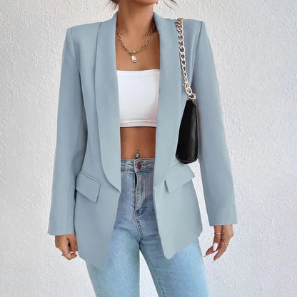Image of Jillian | Women's Open Front Long Sleeve Blazer