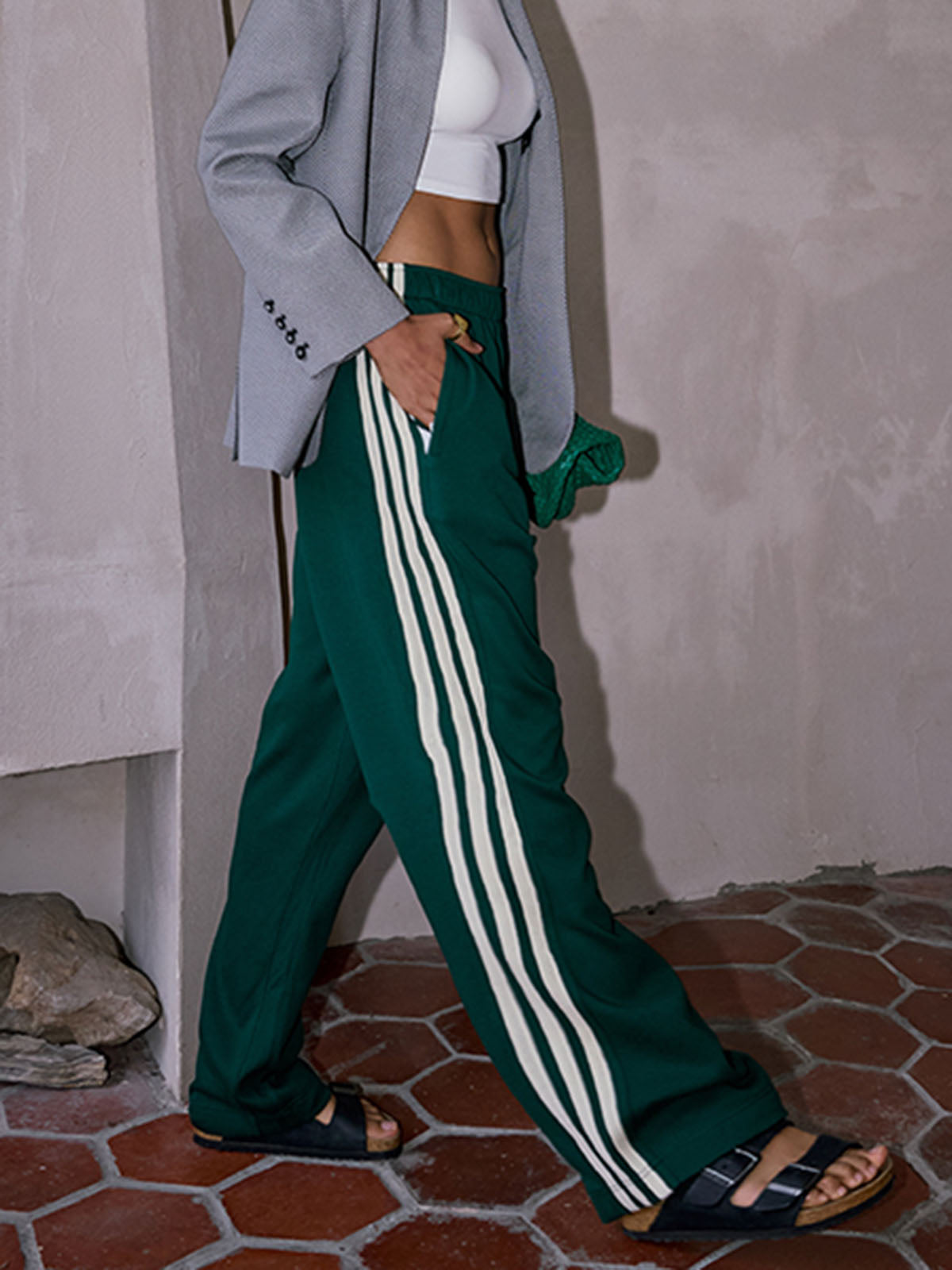 Jillian Women's Wide Leg Track Pants - VibreMode
