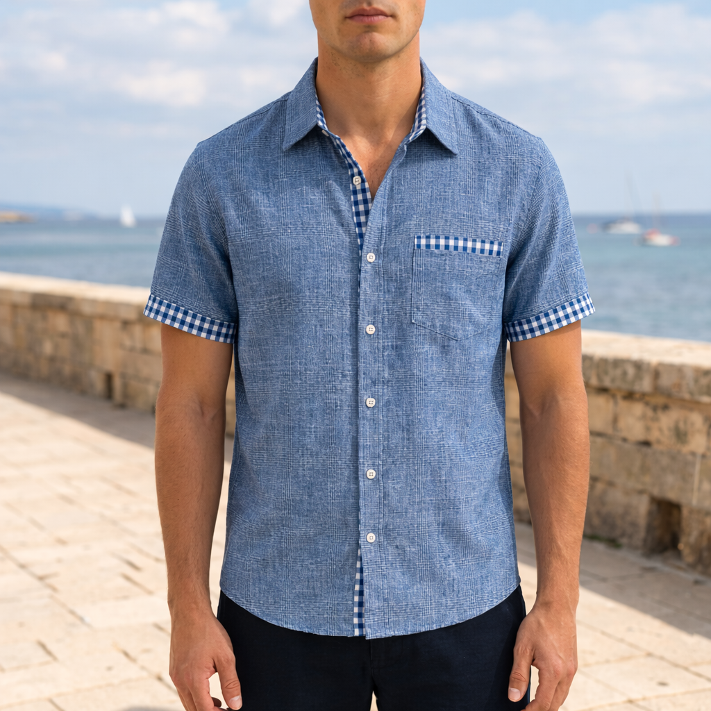 Men's Casual Linen Shirt