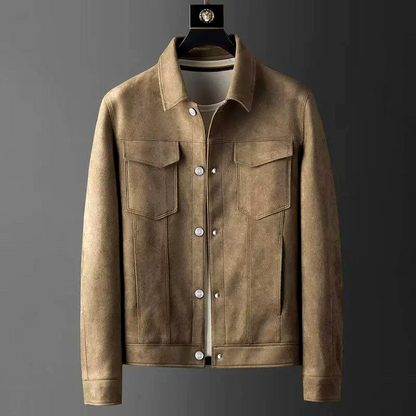 Men's Casual Button Front Jacket - VibreMode