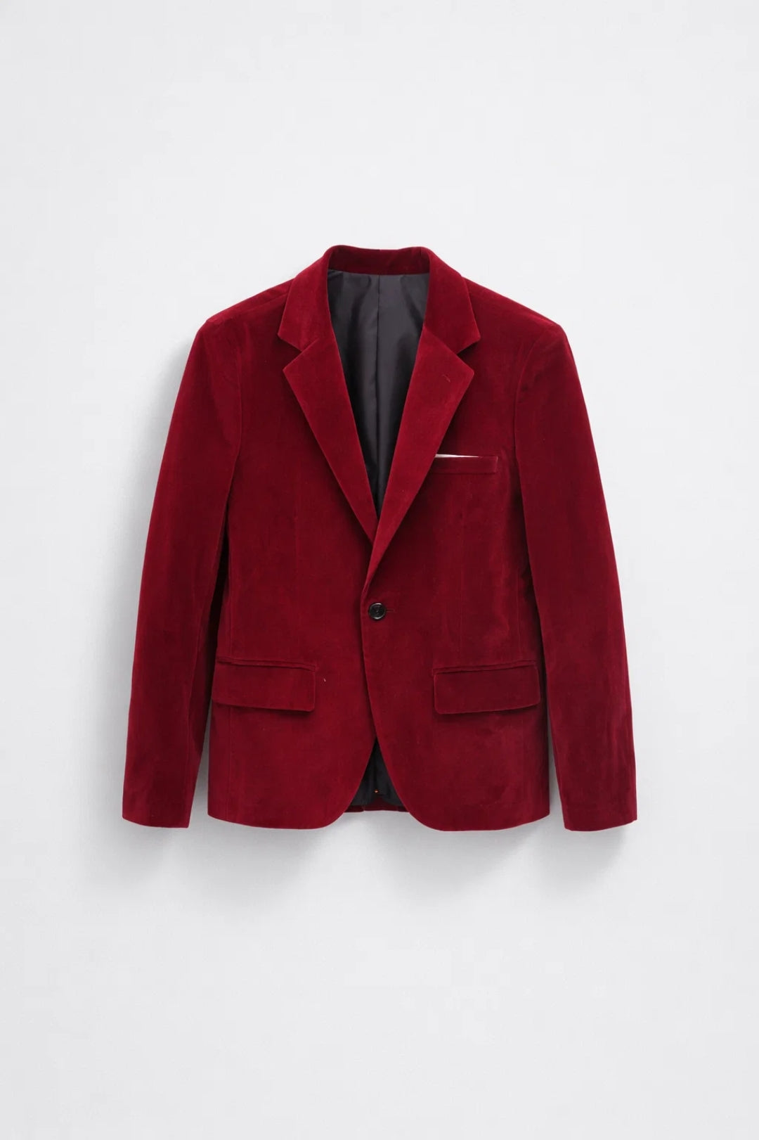Image of Joel | Men's Single-Breasted Velvet Blazer