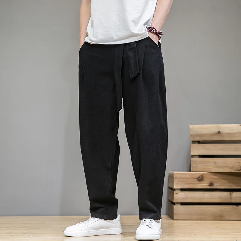 Image of Joel | Men's Wide Leg Belted Pants