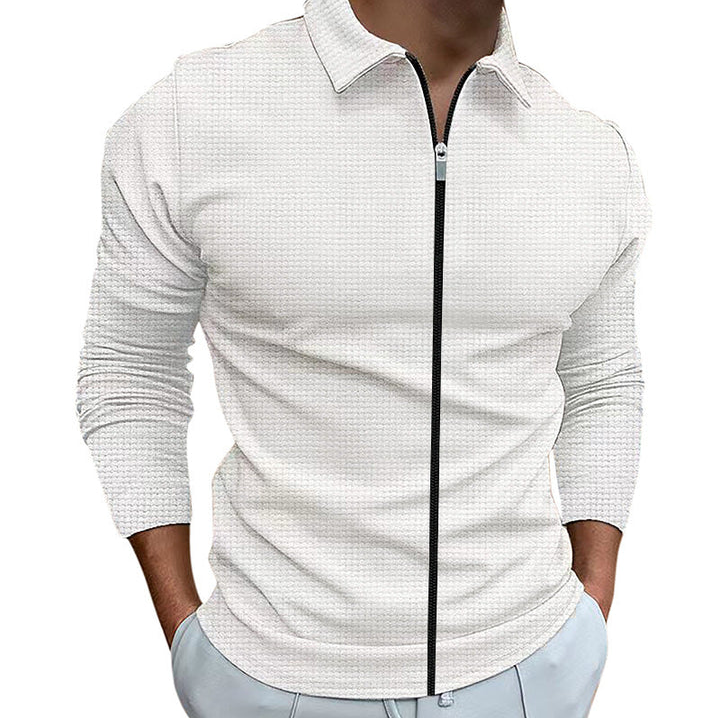 Image of Joel | Men's Zip Up Casual Shirt