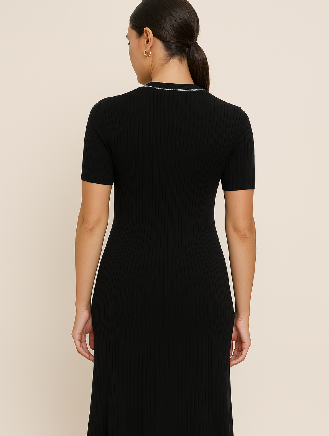 Image of Jolene | Women's Button-Down Ribbed Maxi Dress
