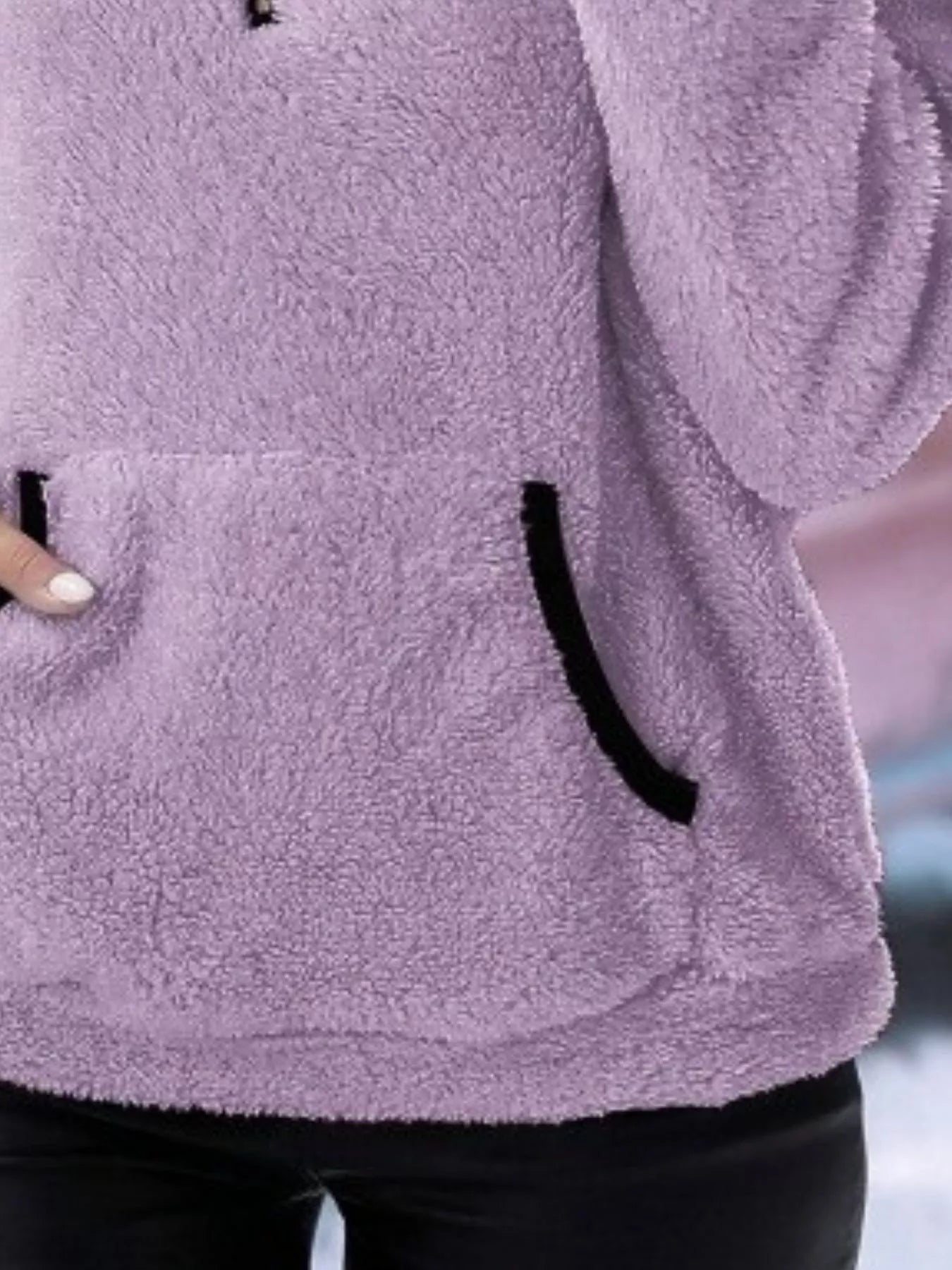 Image of Jolene | Women's Half Zip Fleece Sweater
