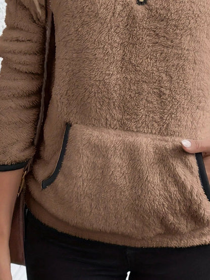 Image of Jolene | Women's Half Zip Fleece Sweater