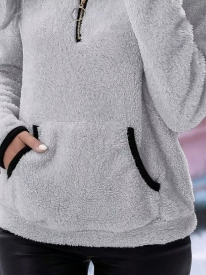 Image of Jolene | Women's Half Zip Fleece Sweater