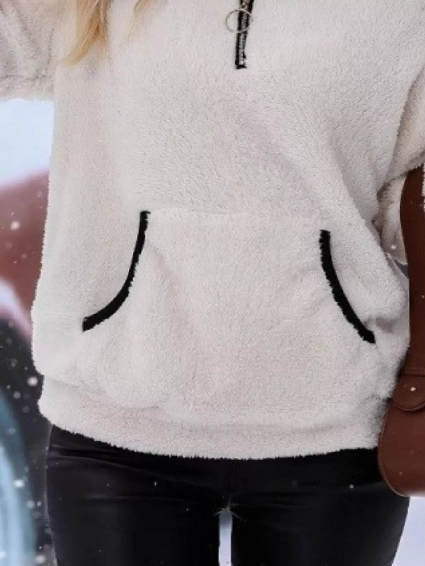 Image of Jolene | Women's Half Zip Fleece Sweater