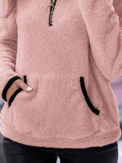 Image of Jolene | Women's Half Zip Fleece Sweater