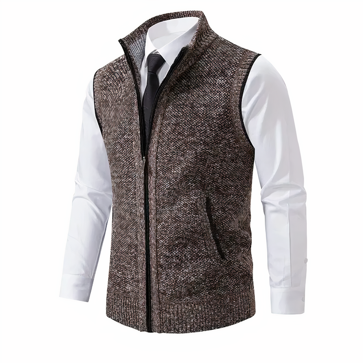 Men's Full Zip Vest Jacket - VibreMode