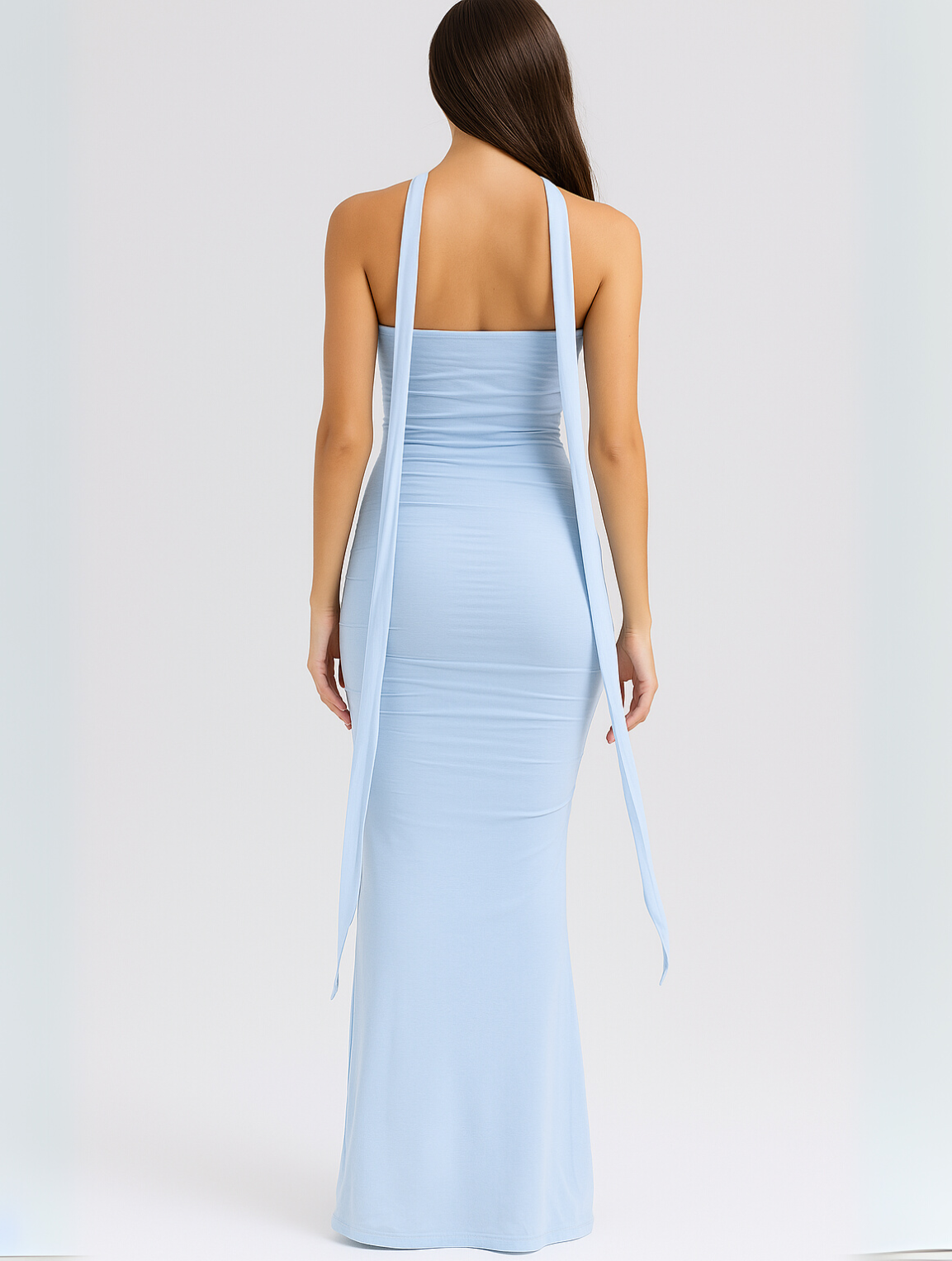 Image of Joyce | Women's Strapless Bodycon Maxi Dress