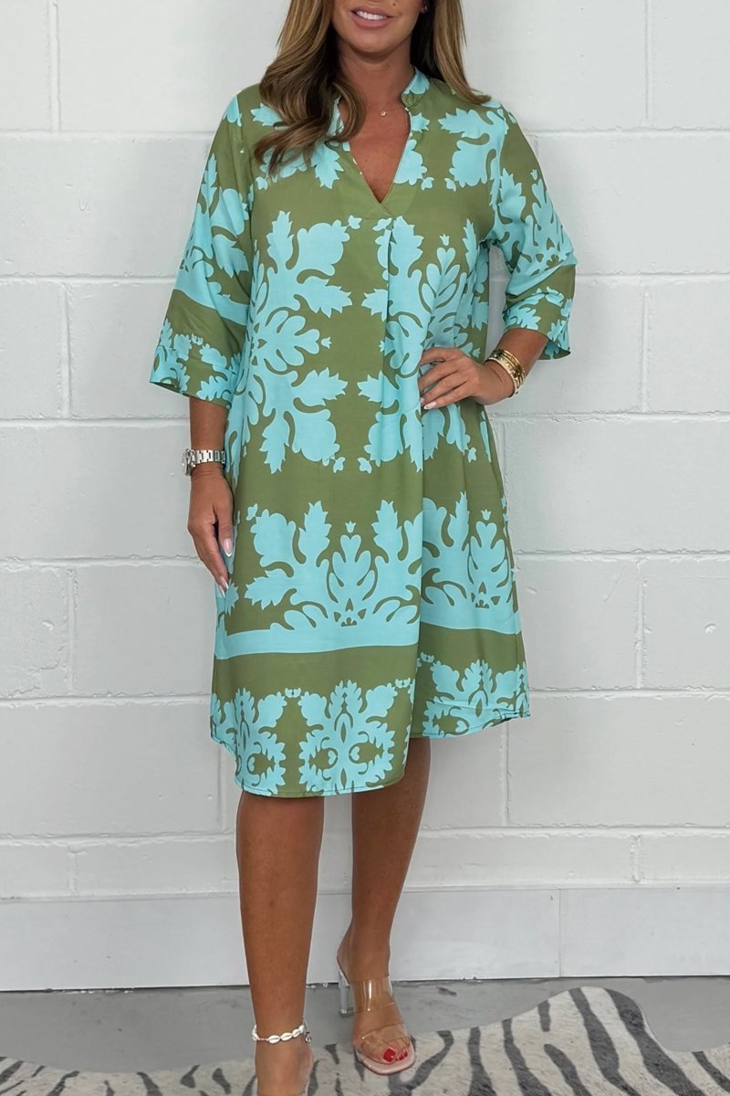 Women's Summer Dress Decorative Hem - VibreMode