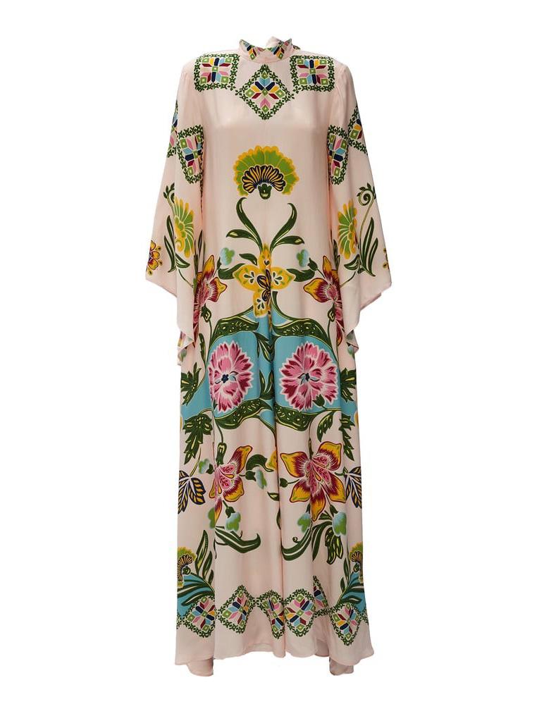 Jillian Women's Floral Maxi Dress Long Sleeve