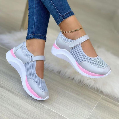 Comfortable Women's Mesh Sneakers Orthopedic Walking Shoes - VibreMode