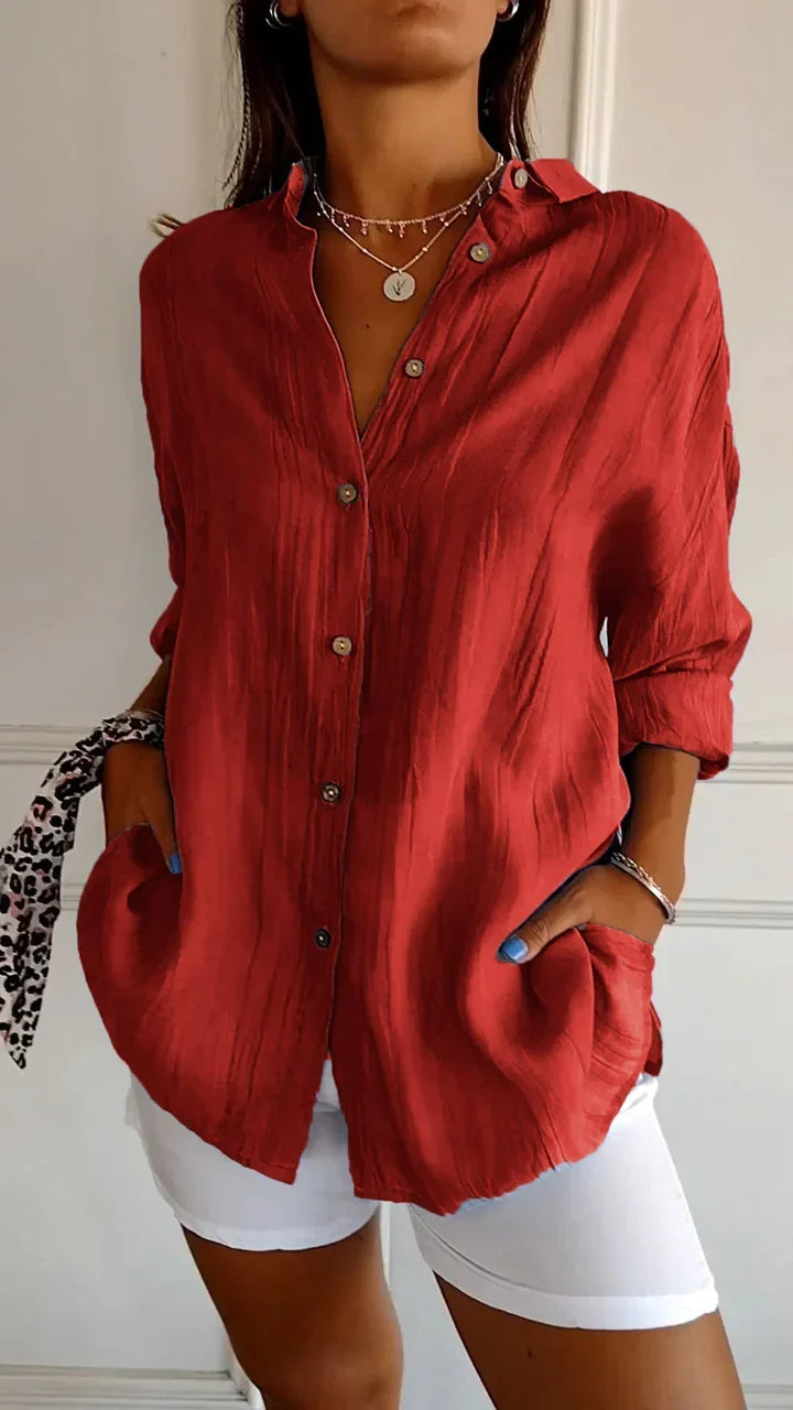 Women's Casual Button Down Shirt