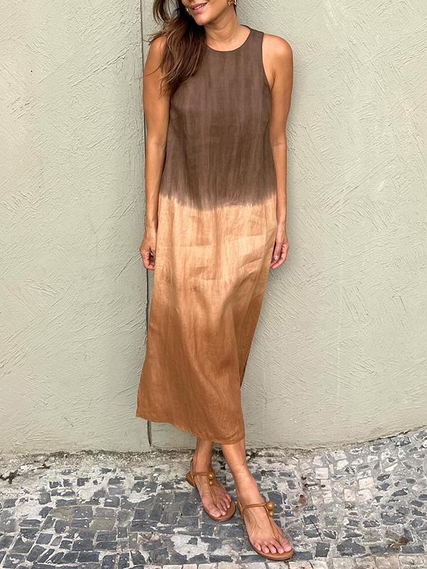 Colorful Boho Knee Length Dress - VibreMode