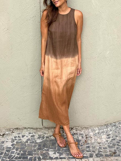 Colorful Boho Knee Length Dress - VibreMode