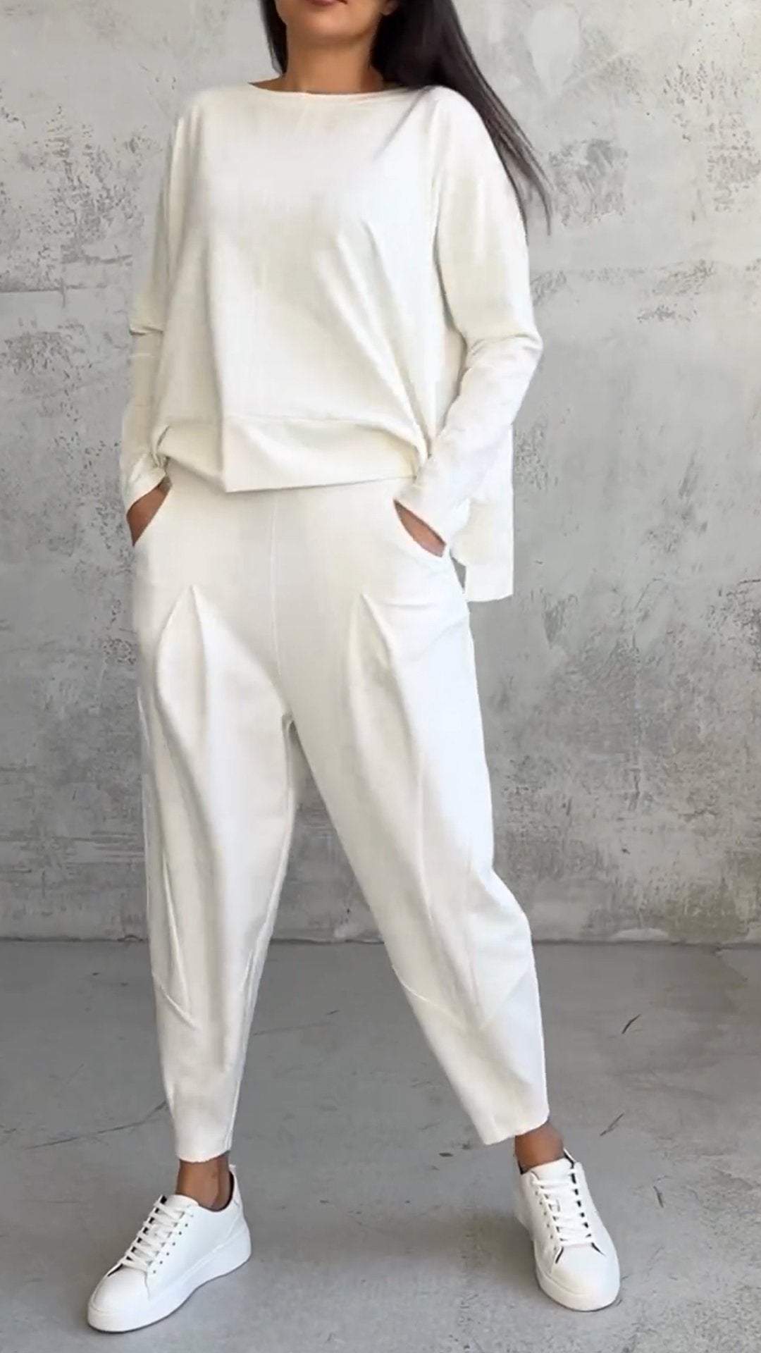 Comfy Women's 2 Piece Long Sleeve Loungewear Set - VibreMode