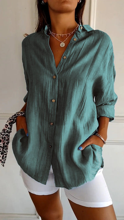 Women's Summer Button Front Shirt