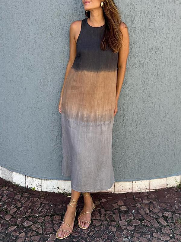 Colorful Boho Knee Length Dress