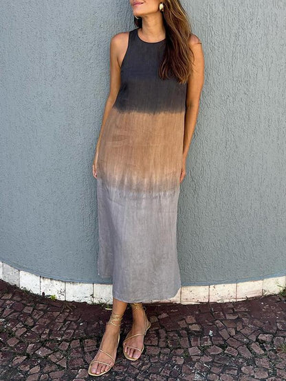 Colorful Boho Knee Length Dress