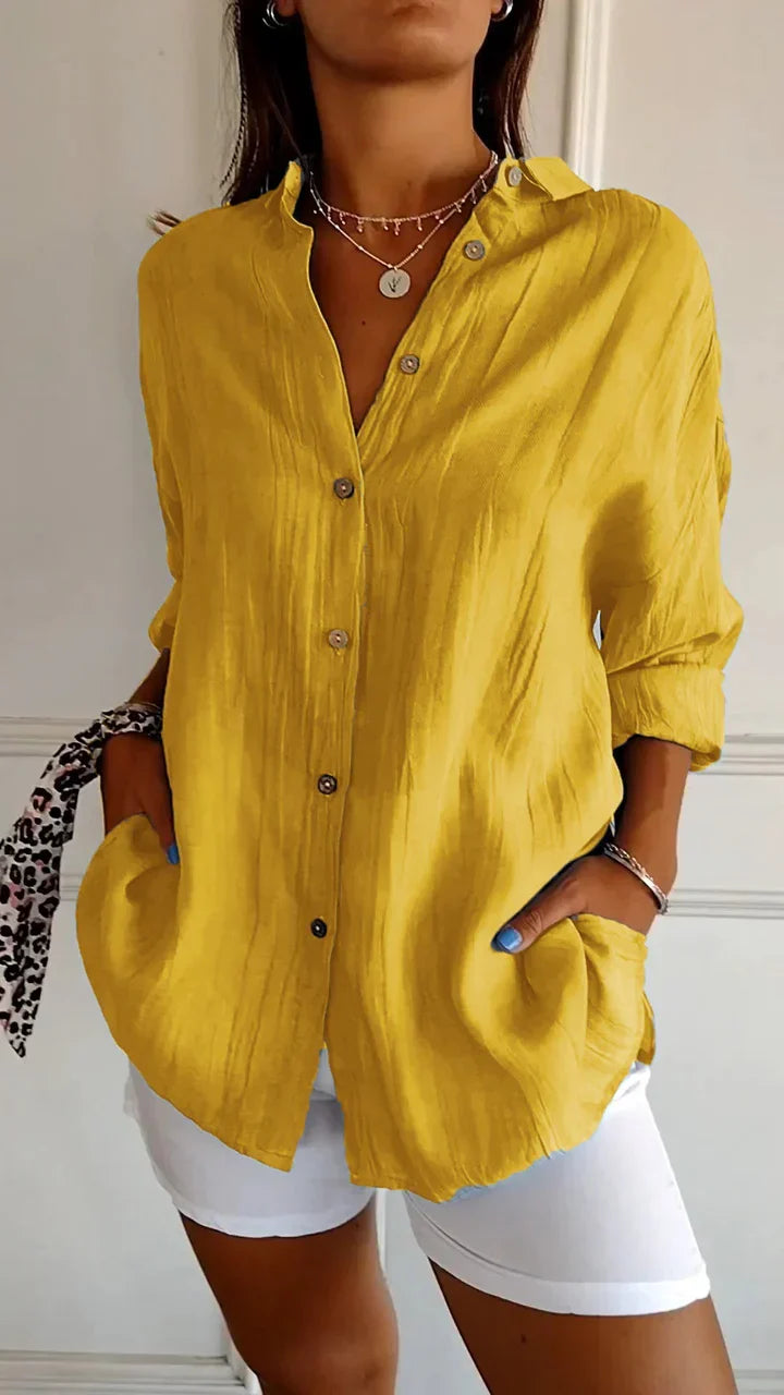 Women's Casual Button Down Shirt