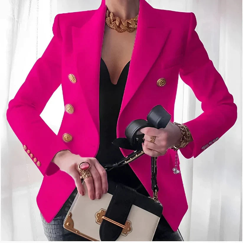 Women's Classic Blazer Tailored Fit Contemporary Style