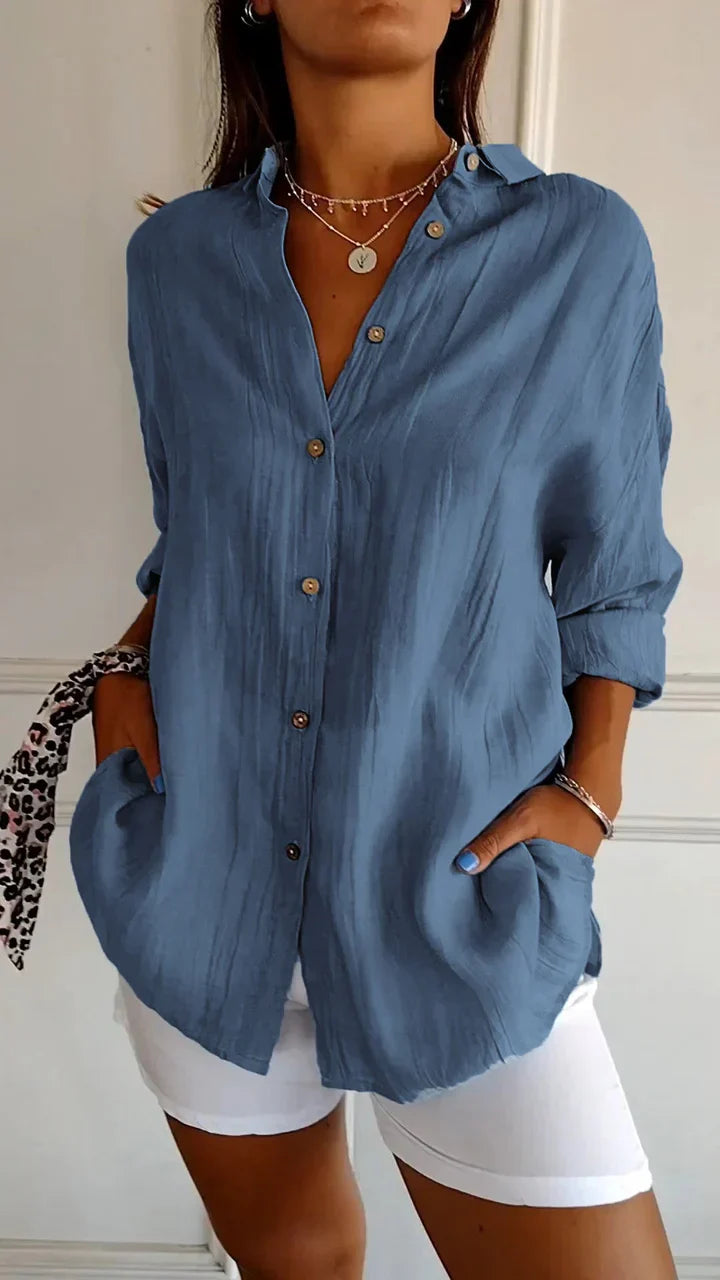 Women's Casual Button Down Shirt